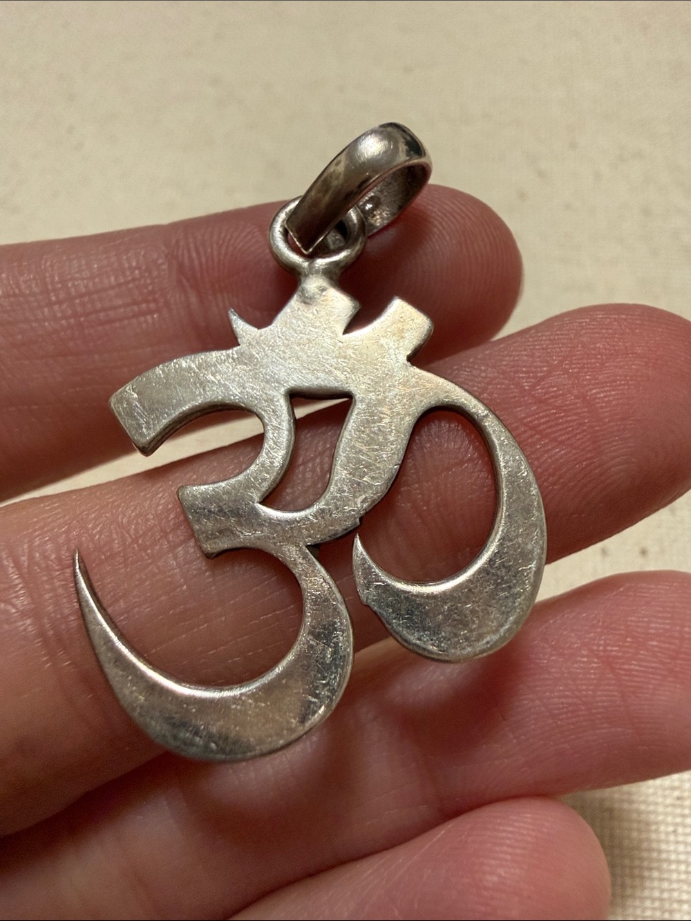 Lovely Sterling Silver 925 OM Pendant